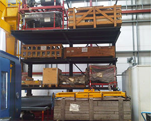 Heavy duty cantilever racking at Acton, London
